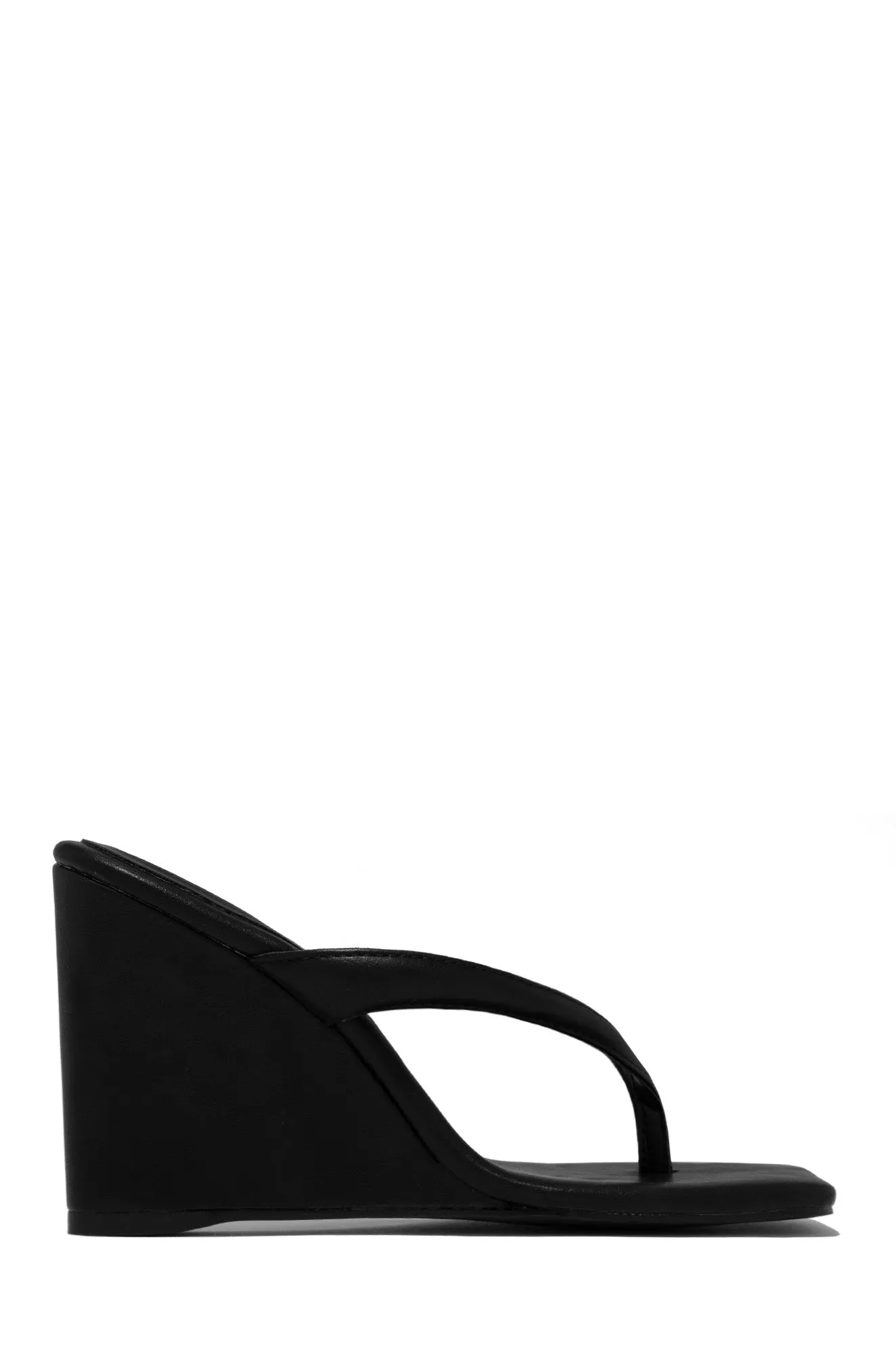 Alena Wedge Heel Mules - Tan