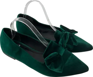 ASOS Green Sapphire Bow Detail Pumps UK 9 EU 42 👠