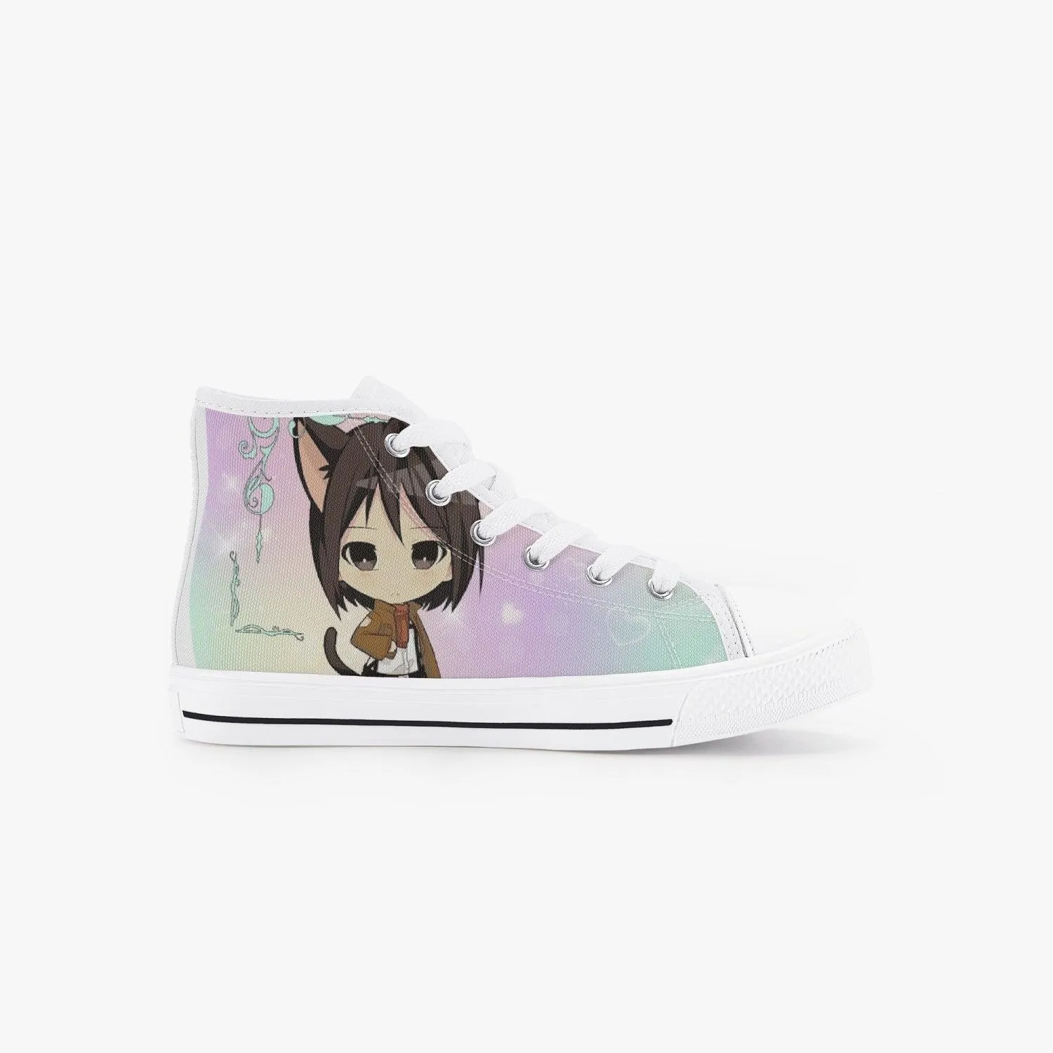 Attack On Titan Mikasa Ackerman Kids A-Star High Anime Shoes