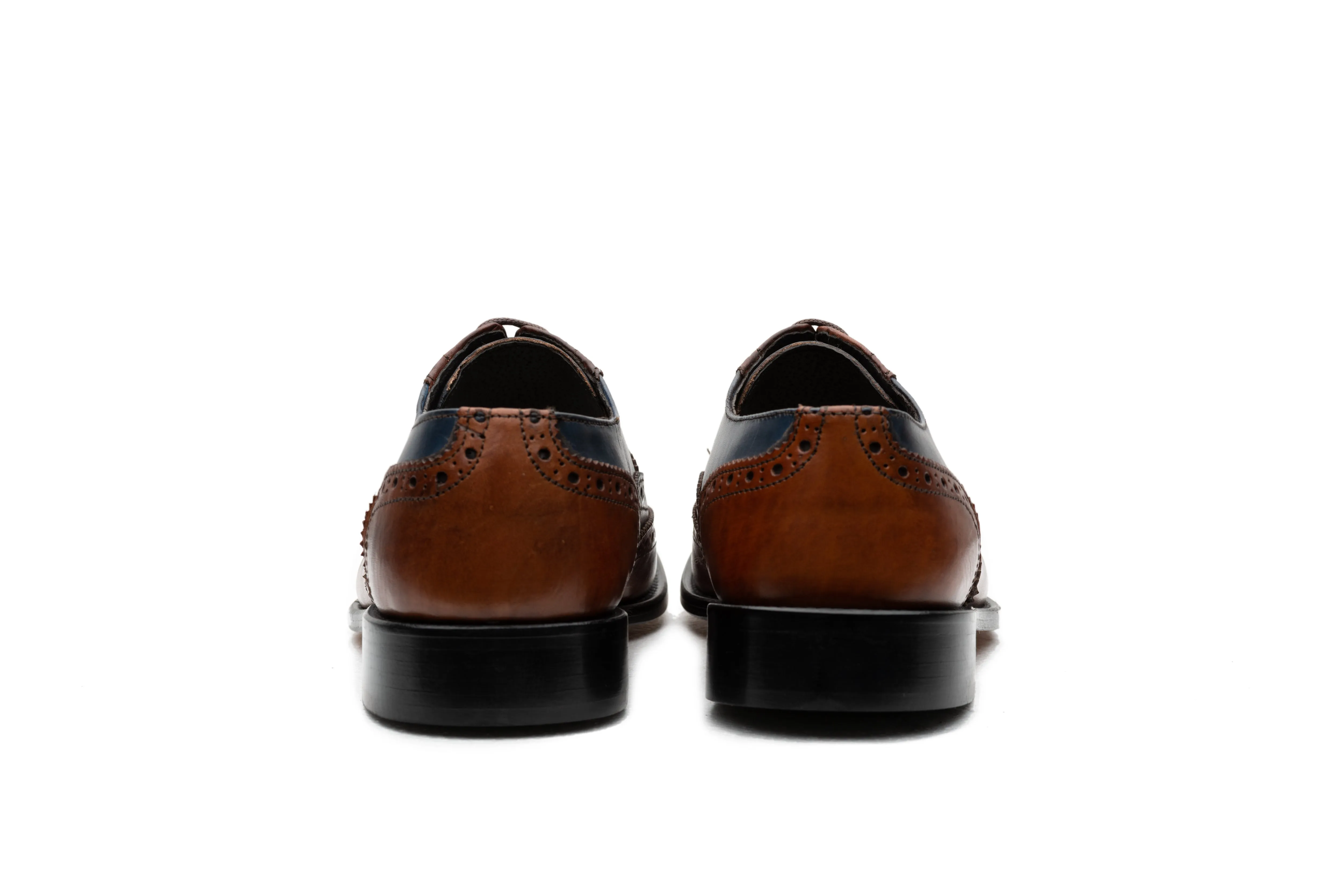 Brandy/Blue Oxford