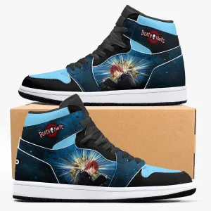 Death Note Light Yagami Blue-Black JD1 Mid Anime Shoes