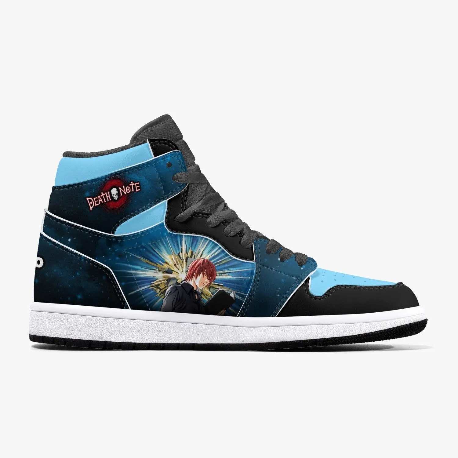 Death Note Light Yagami Blue-Black JD1 Mid Anime Shoes