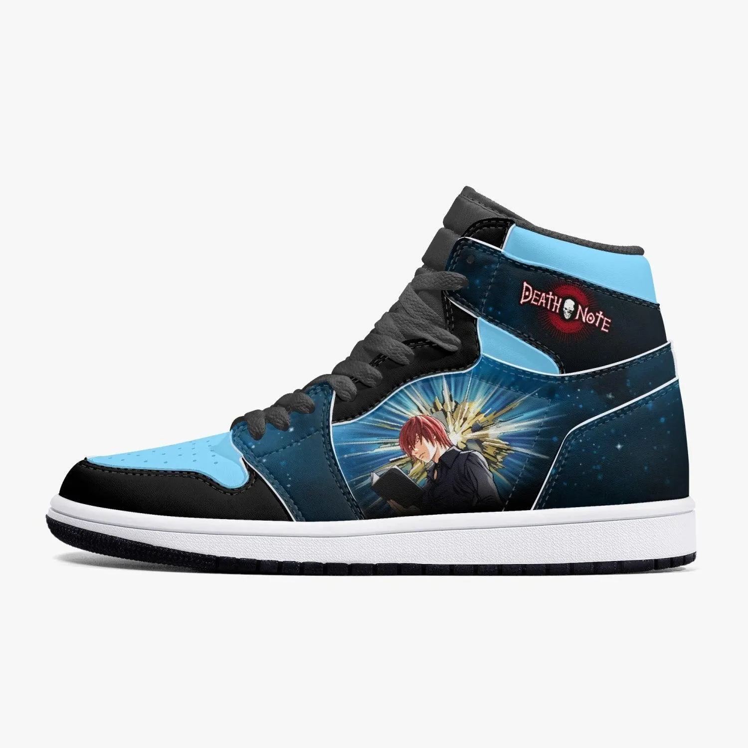 Death Note Light Yagami Blue-Black JD1 Mid Anime Shoes
