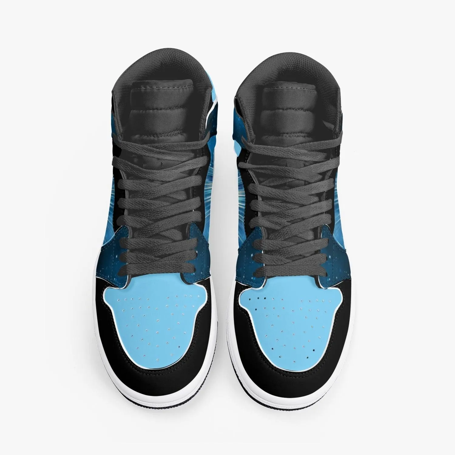 Death Note Light Yagami Blue-Black JD1 Mid Anime Shoes