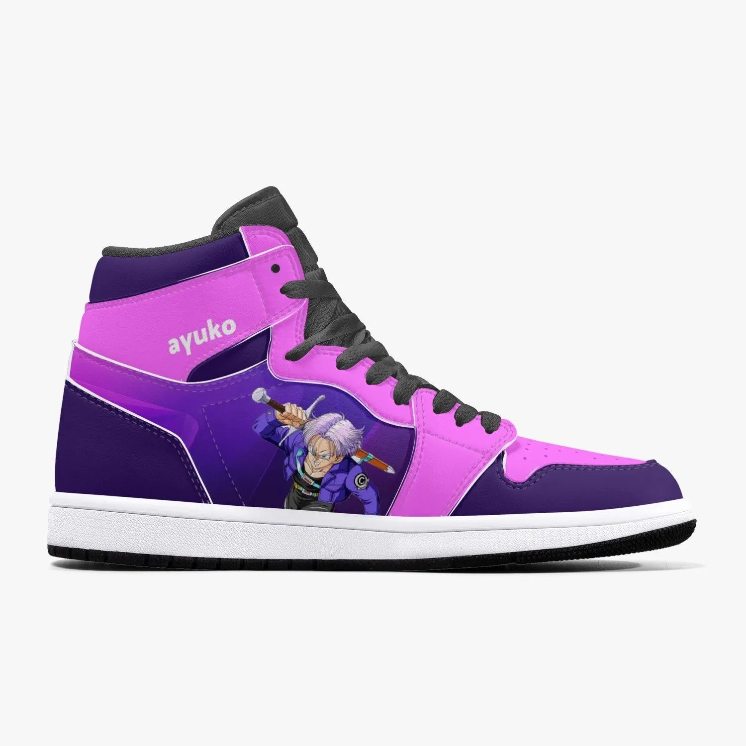 Dragon Ball Z Trunks Purple/Pink JD1 Mid Anime Shoes