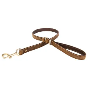 EZYDOG Oxford Leather Lead - Brown