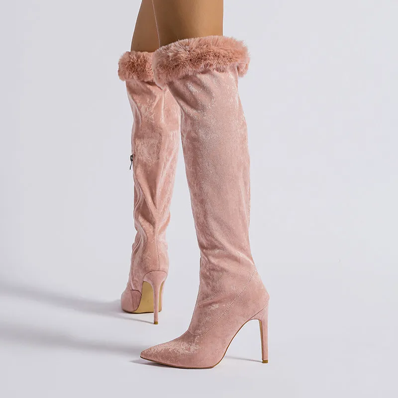 Fressia Fluff Over-the-knee Boots