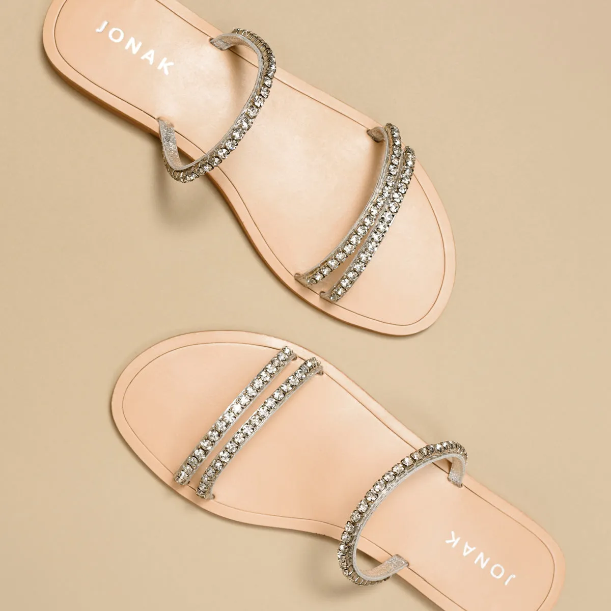 Jonak - Mules What Cuir Strass - Argent