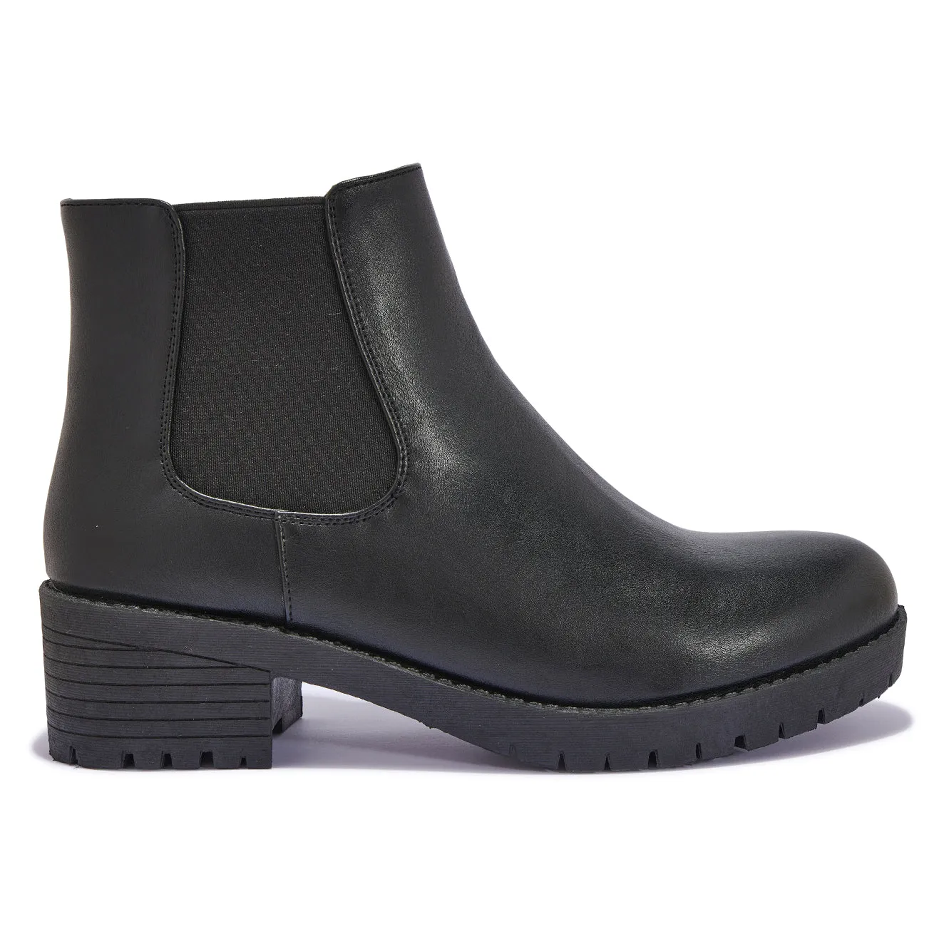 JUST1 BASIC CHUNKY CHELSEA BOOT