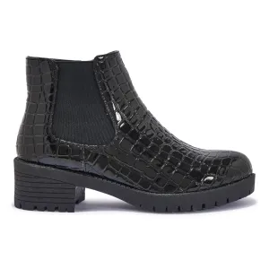 JUST1 BASIC CHUNKY CHELSEA BOOT
