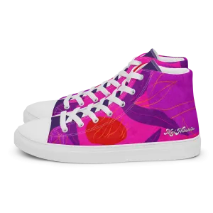*PREORDER* GROOVY ʻĀKALA WĀHINE HIGH TOPS (in womenʻs sizes)