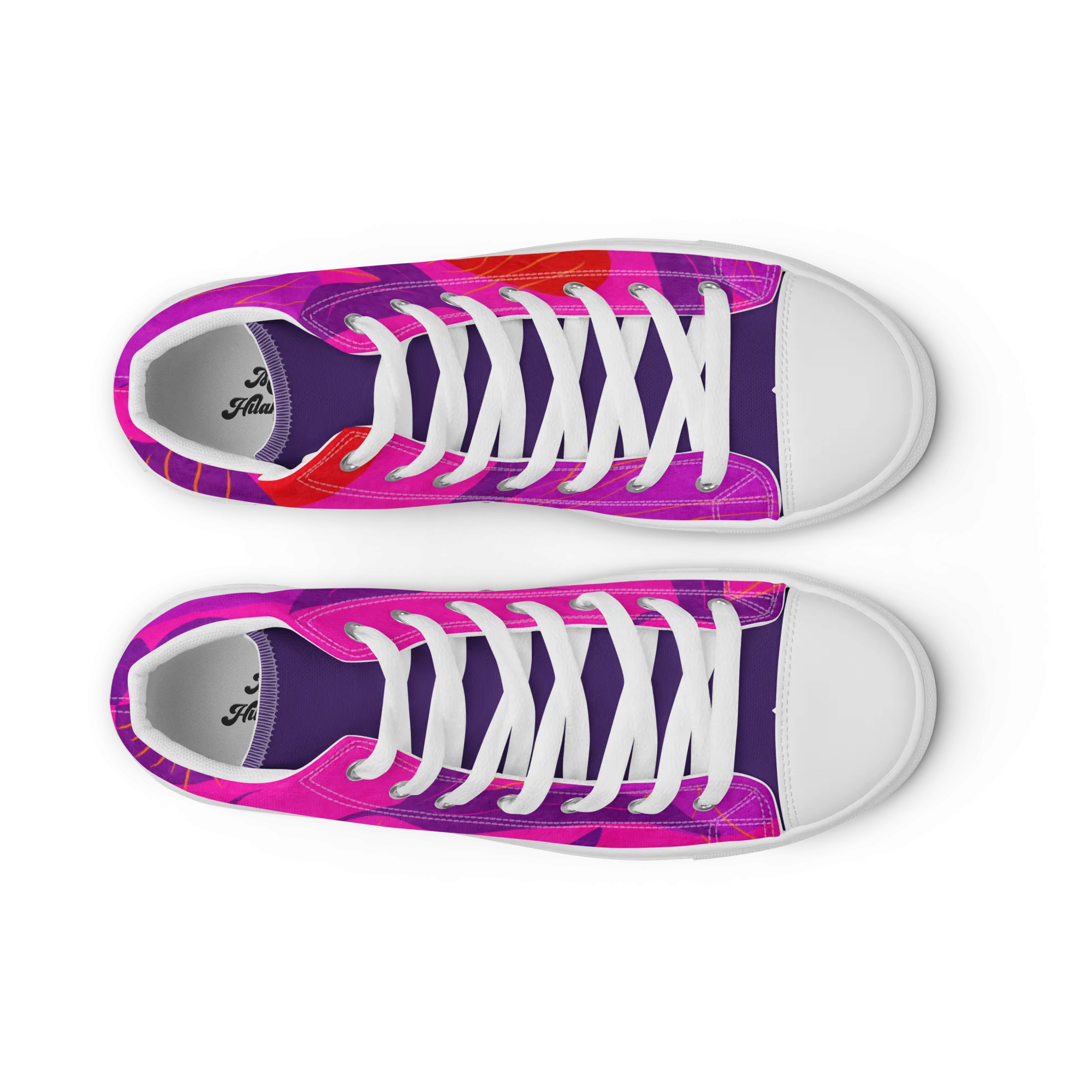 *PREORDER* GROOVY ʻĀKALA WĀHINE HIGH TOPS (in womenʻs sizes)