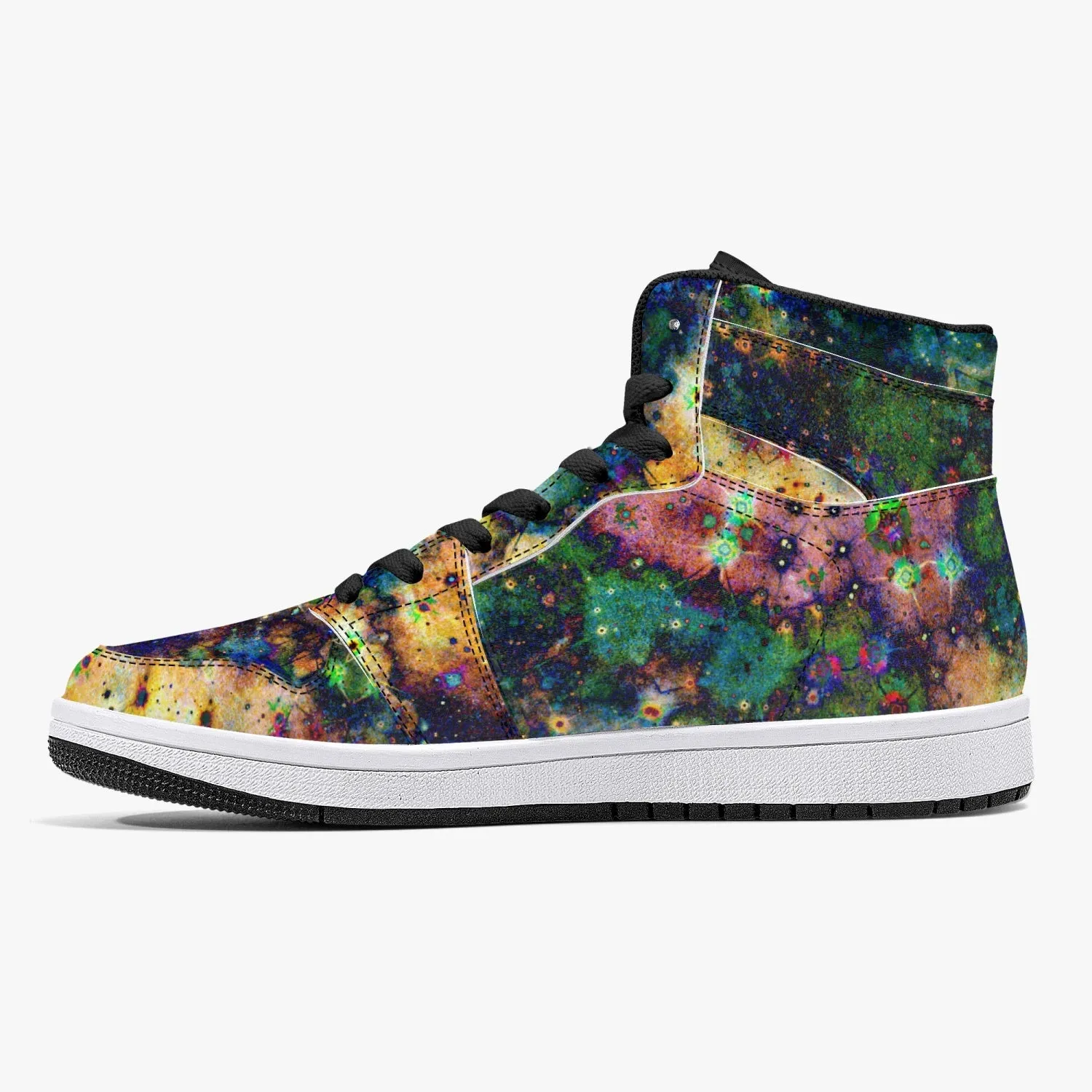 Venus Psychedelic Split-Style High-Top Sneakers