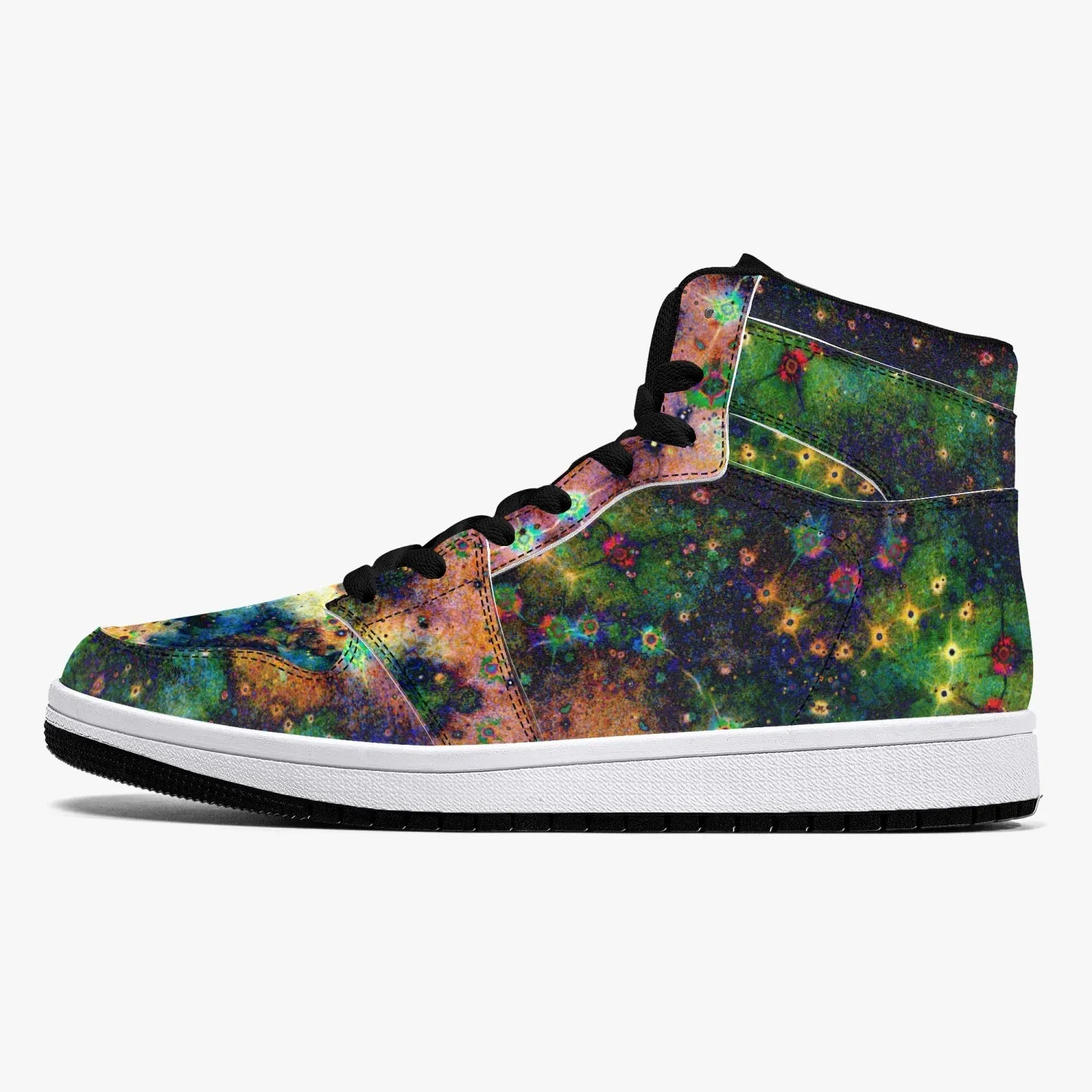 Venus Psychedelic Split-Style High-Top Sneakers