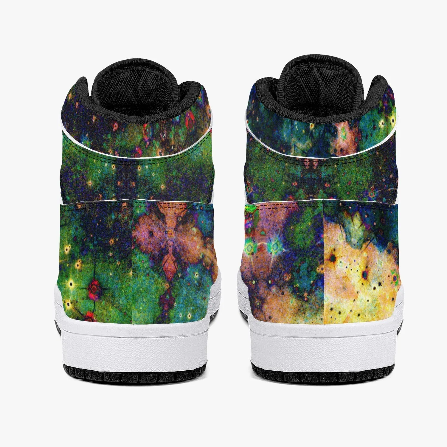 Venus Psychedelic Split-Style High-Top Sneakers