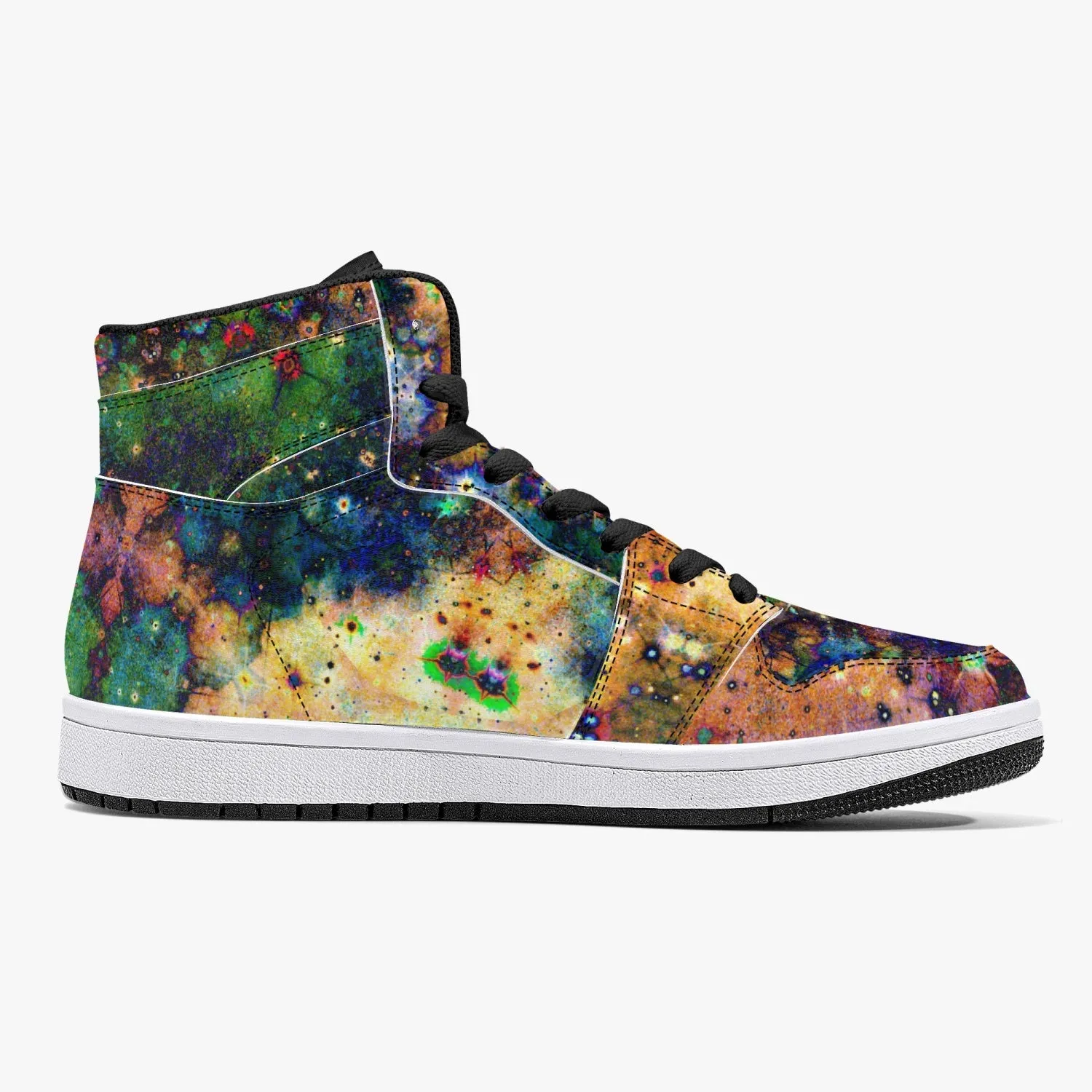 Venus Psychedelic Split-Style High-Top Sneakers