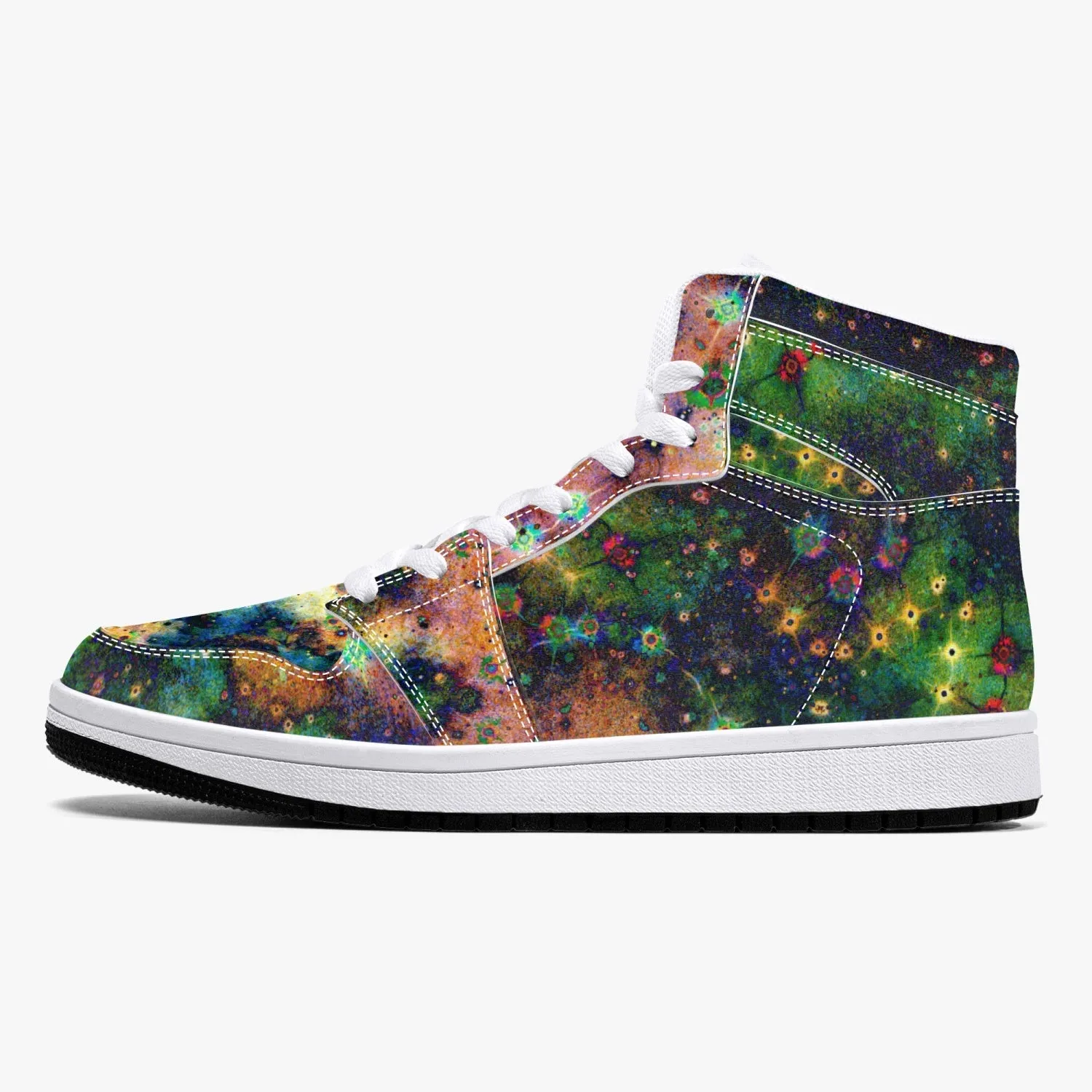 Venus Psychedelic Split-Style High-Top Sneakers