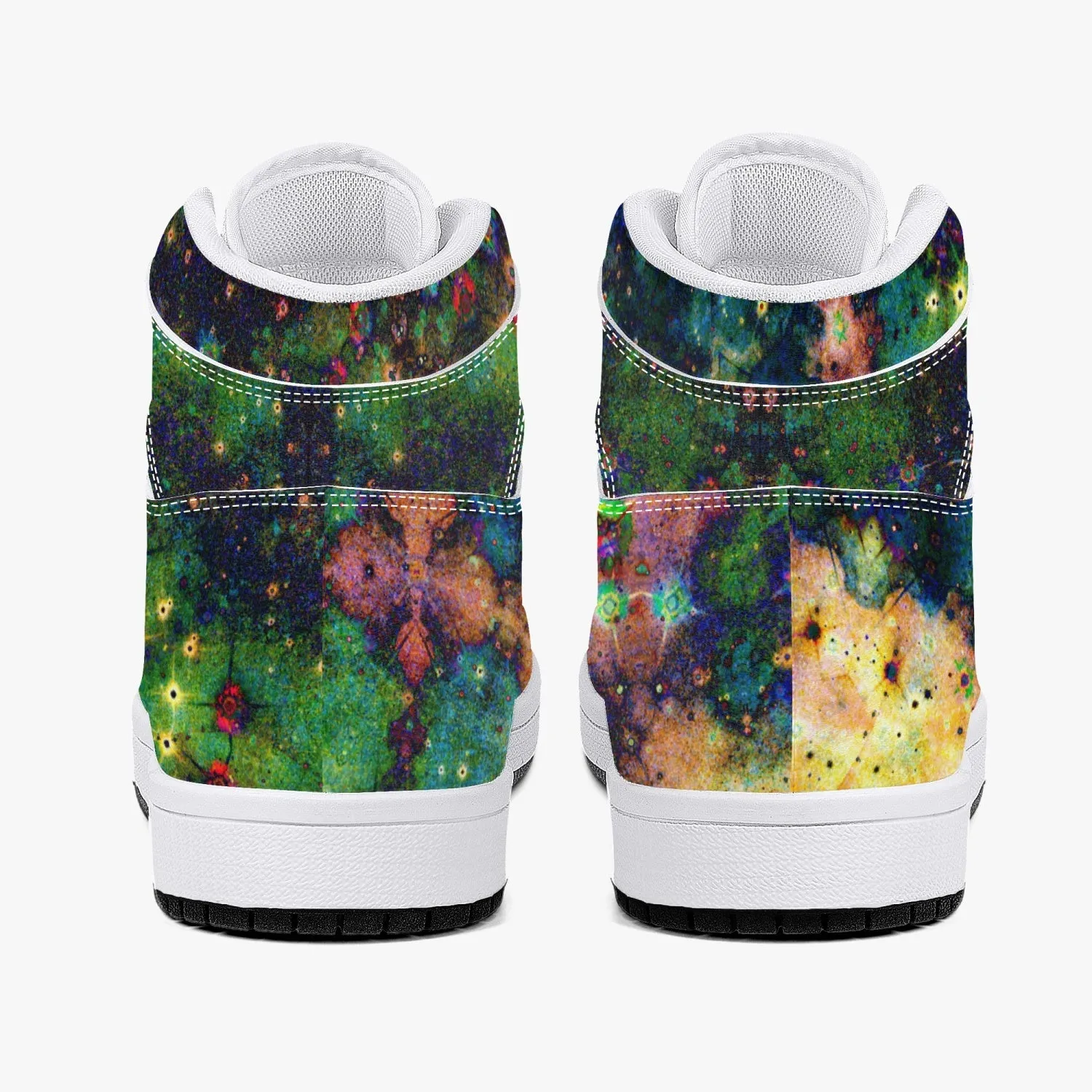Venus Psychedelic Split-Style High-Top Sneakers