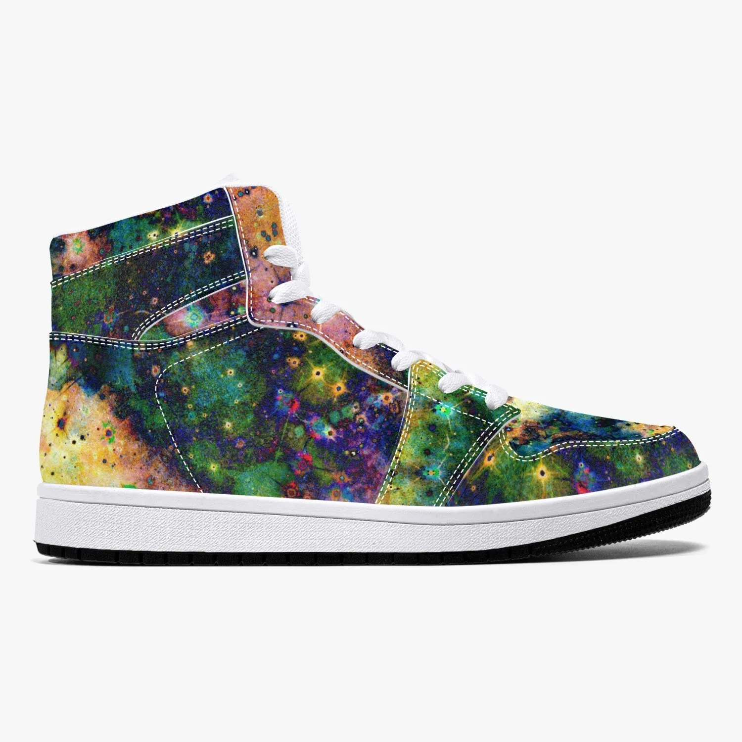 Venus Psychedelic Split-Style High-Top Sneakers