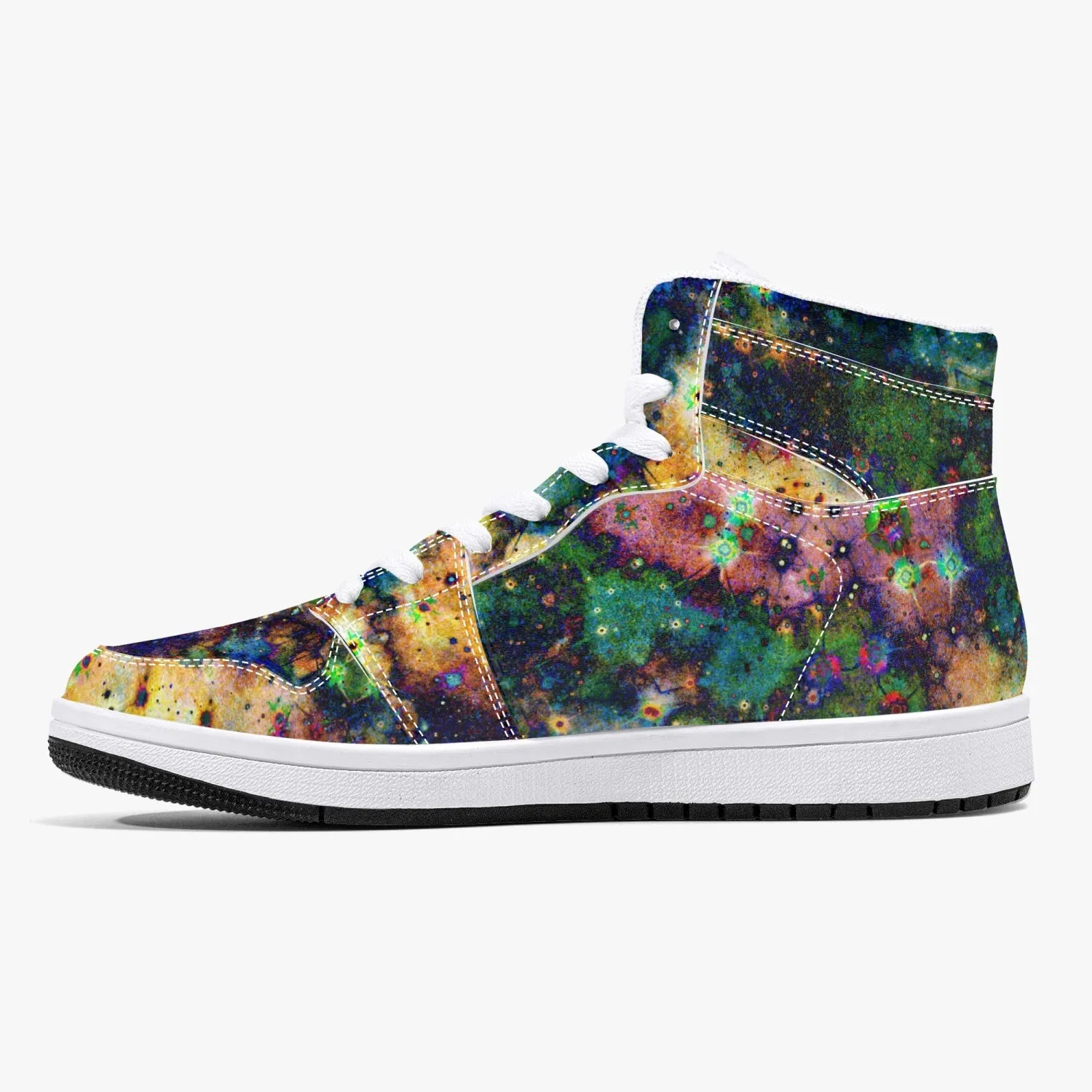 Venus Psychedelic Split-Style High-Top Sneakers
