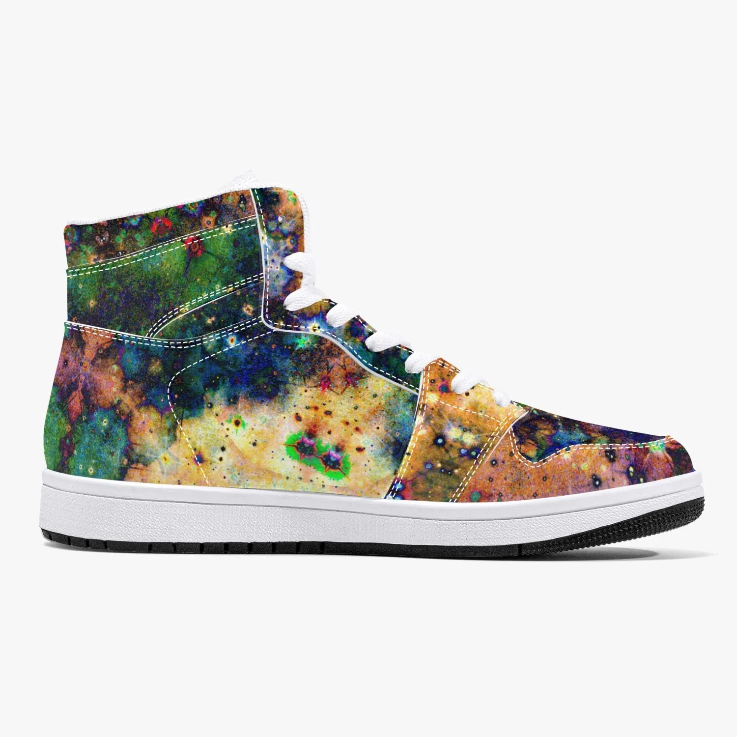 Venus Psychedelic Split-Style High-Top Sneakers