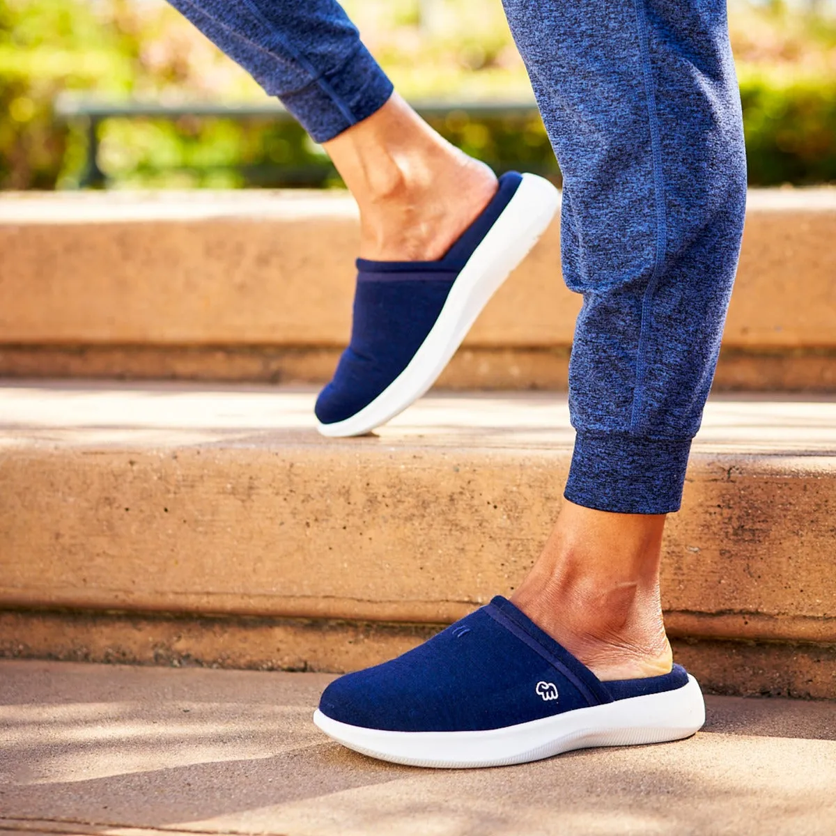 Women's Mules Navy
